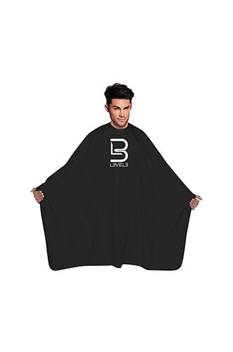 Professional Black Cutting Cape