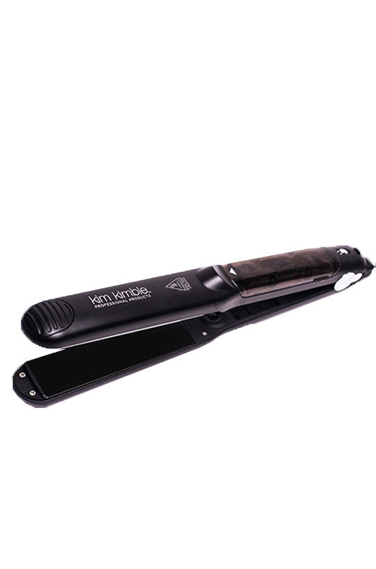 Kim Kimble Vapor Infusion Iron with Silk Argan Oil Shine Beauty Treatment