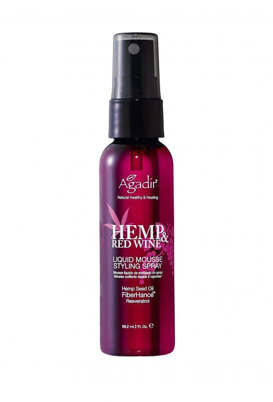 Hemp & Red Wine: Liquid Mousse Styling Spray