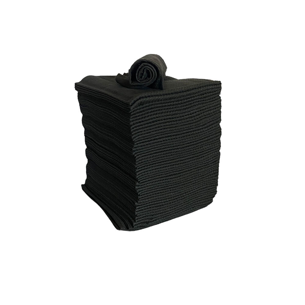 Scrummi Disposable Black Eco Hair Towels SalonCentric
