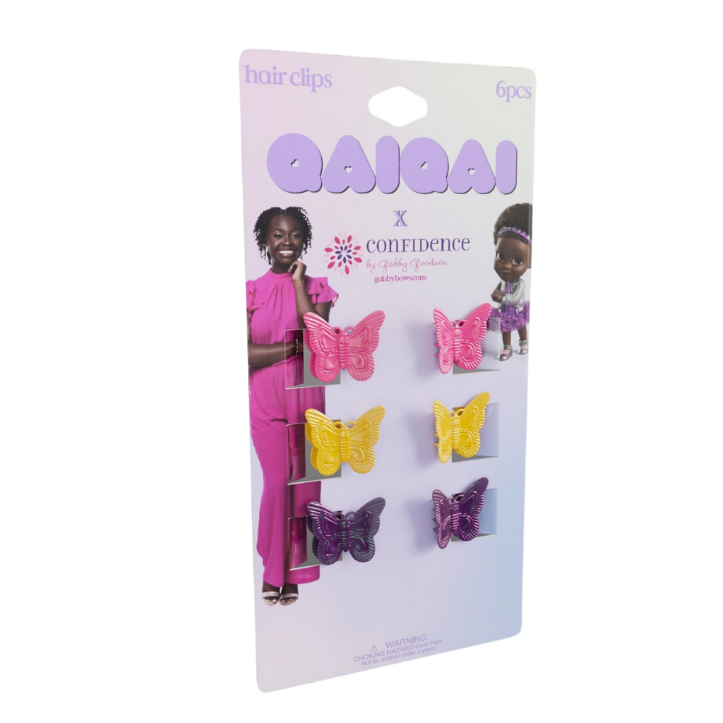 Qai Qai Butterfly Clips (6)