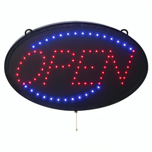 Specialty Store Services Oval LED Open Sign