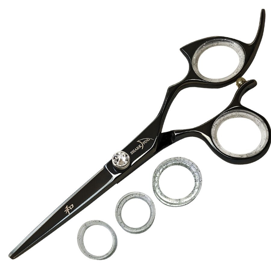 Right Hand Pro Non-Swivel Black Titanium Cutting Shear