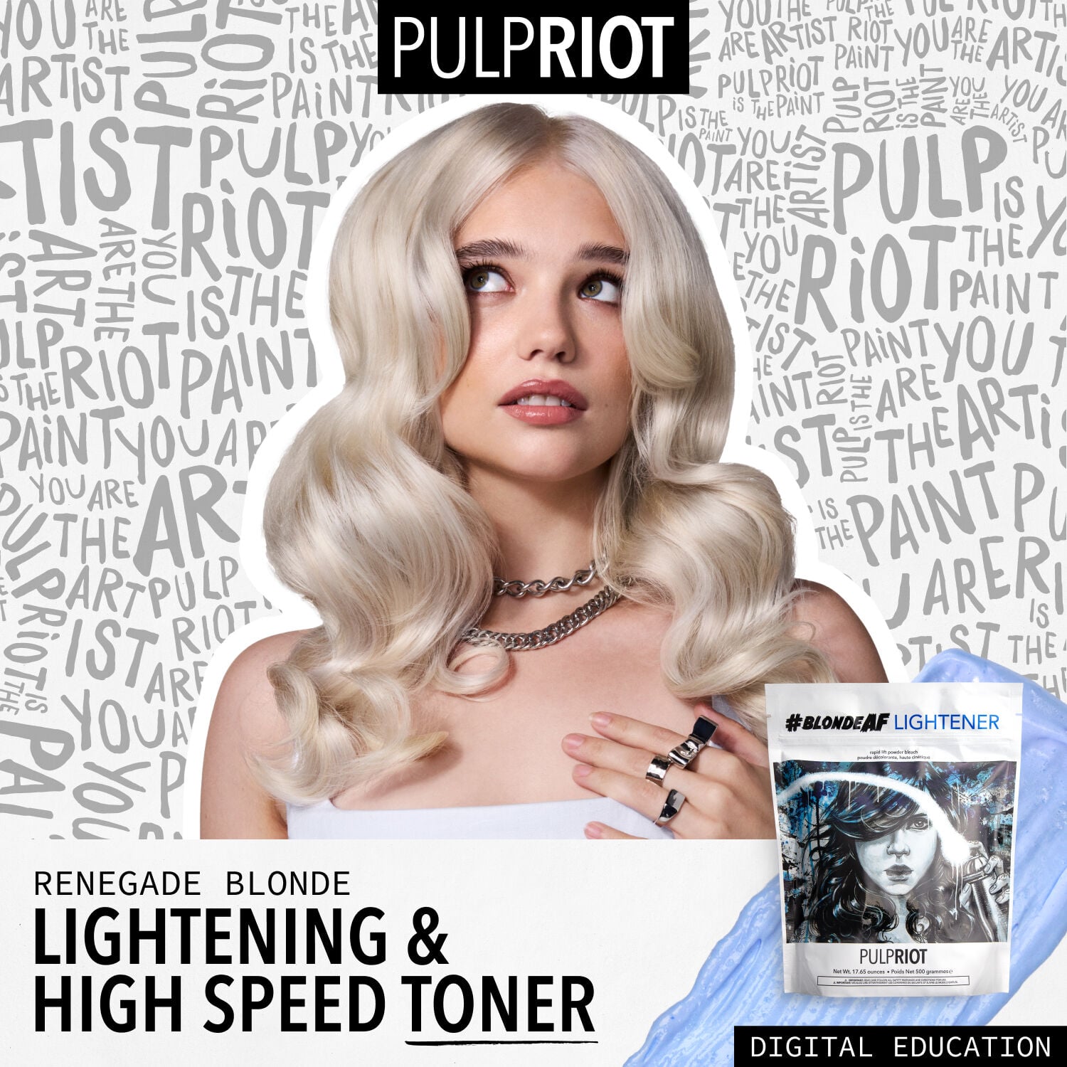 Pulp Riot Renegade Blonde: Lightening & High-Speed Toner