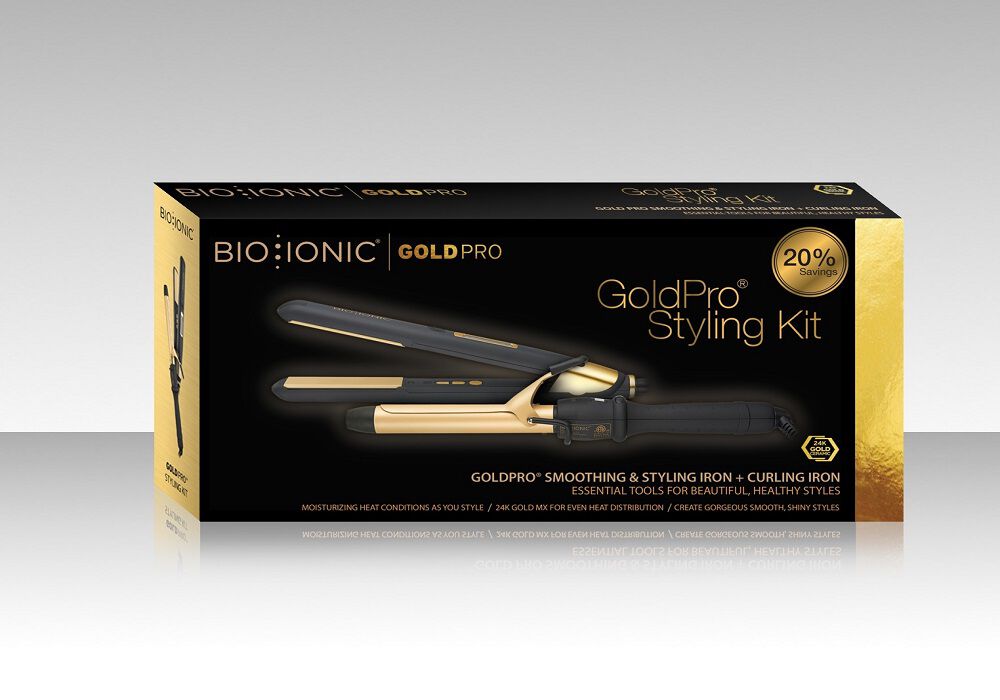 Bio ionic flat hot sale iron gold pro