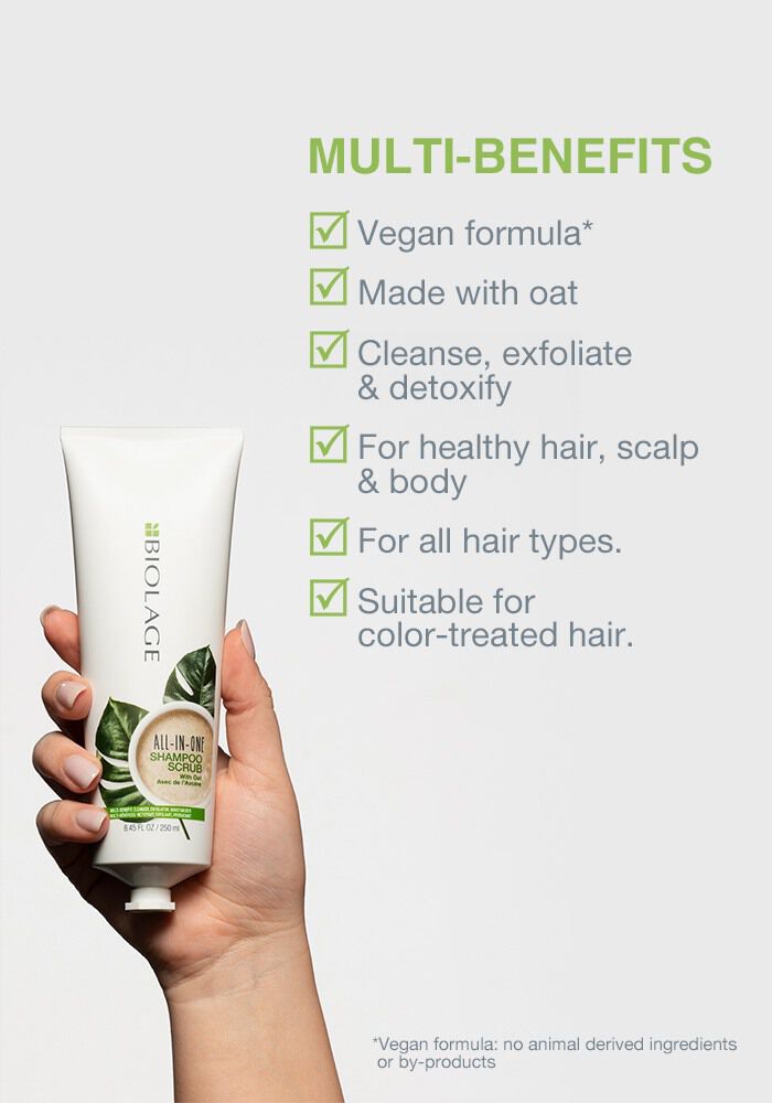 Biolage AllInOne Shampoo Scrub with Oat