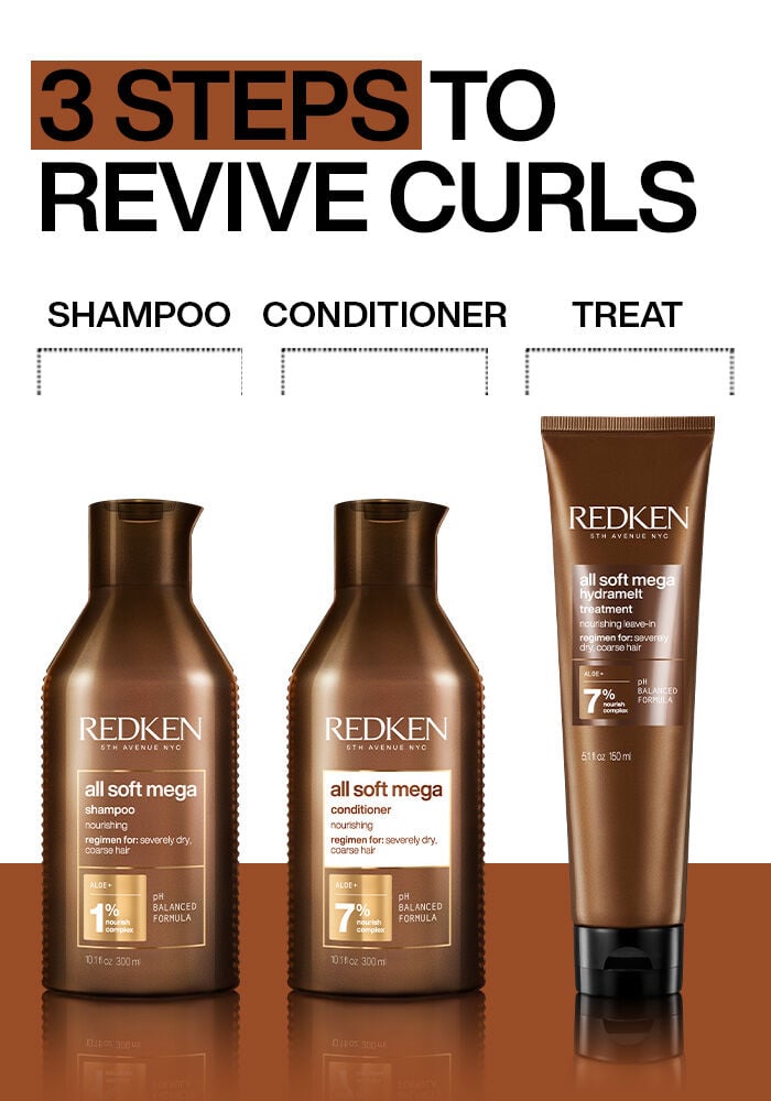 Redken All Soft Mega Curls Sulfate Free Shampoo for Curly and Coily Hair