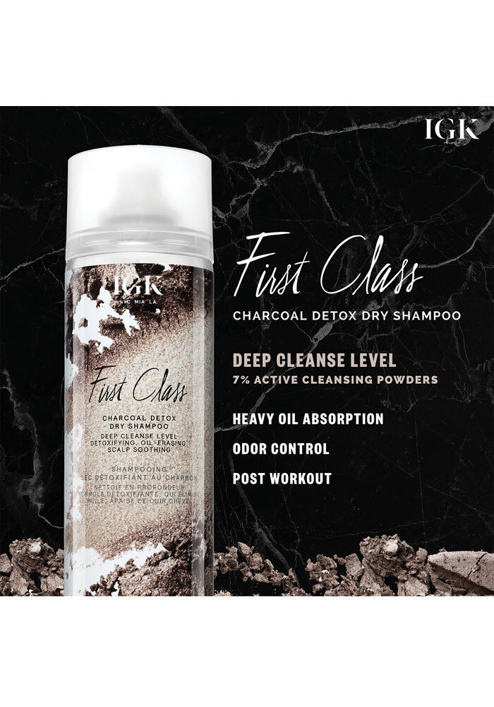 IGK First Class Charcoal Detox Dry Shampoo 6.3 oz. SalonCentric