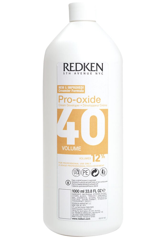 PRO-OXIDE Cream Developer 40-Volume For Lightener and Hair Color 1 Ltr.