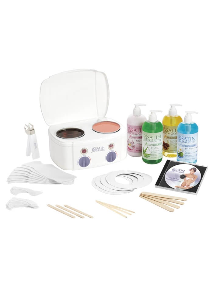 Satin Smooth Professional Double Wax Warmer Kit