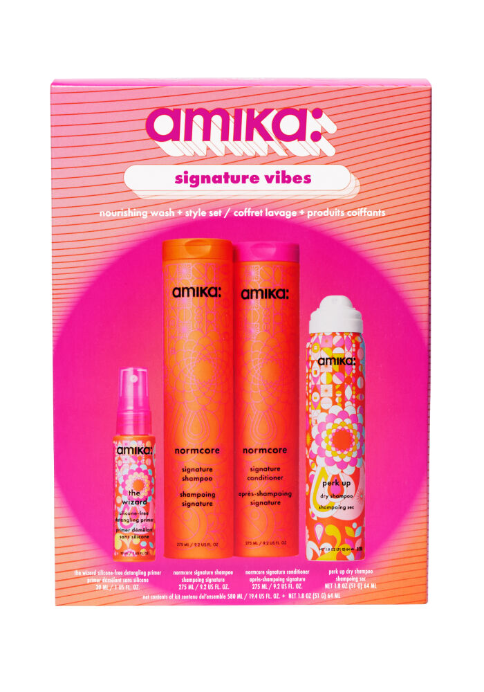 amika Signature Vibes Nourishing Wash + Style Set
