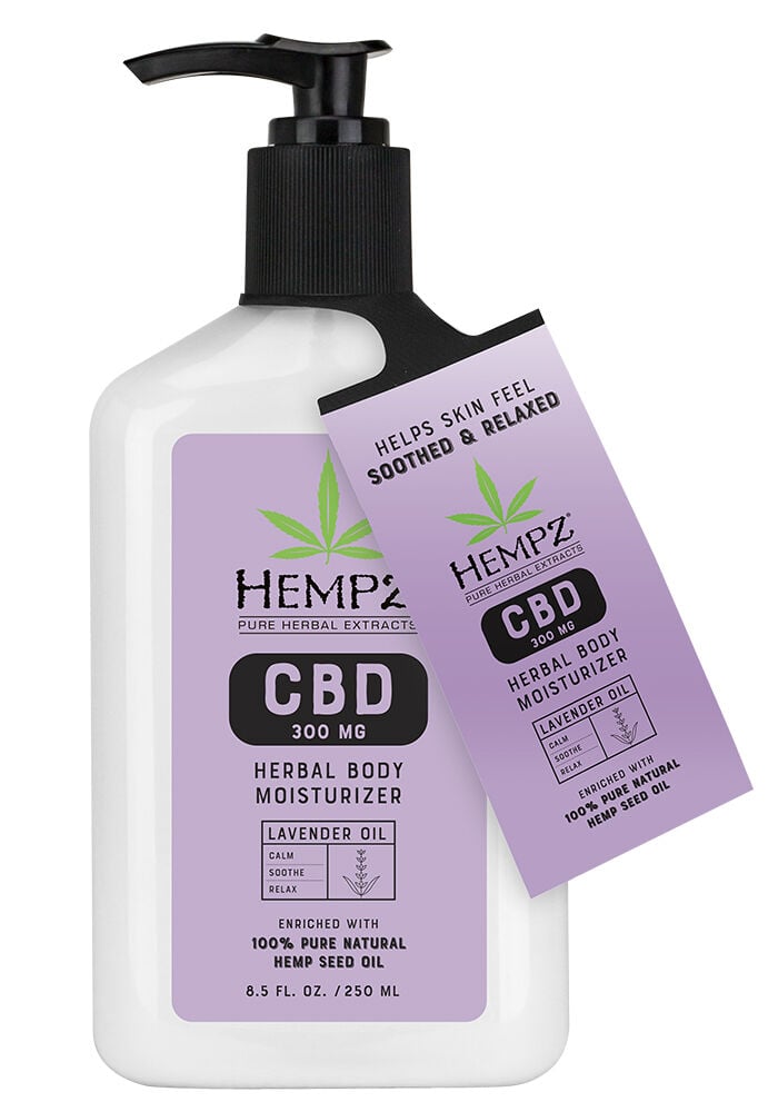 Hempz Lavender Oil CBD Herbal Body Moisturizer