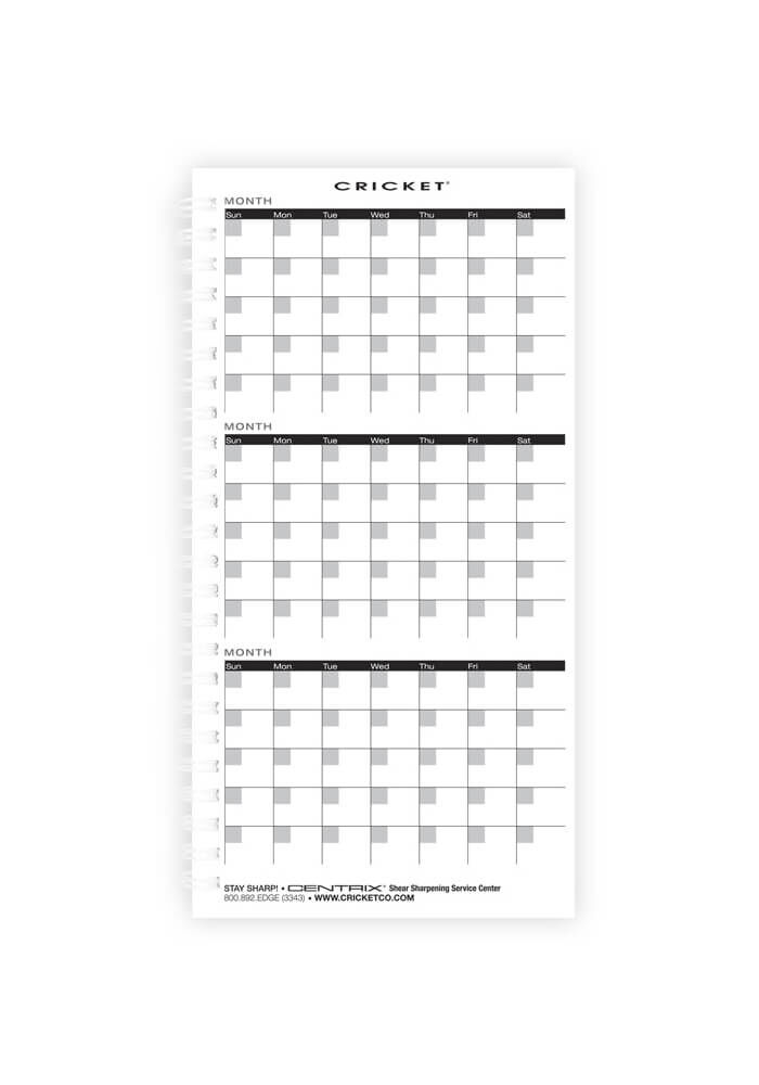 Cricket Personal Appointment Calendar SalonCentric