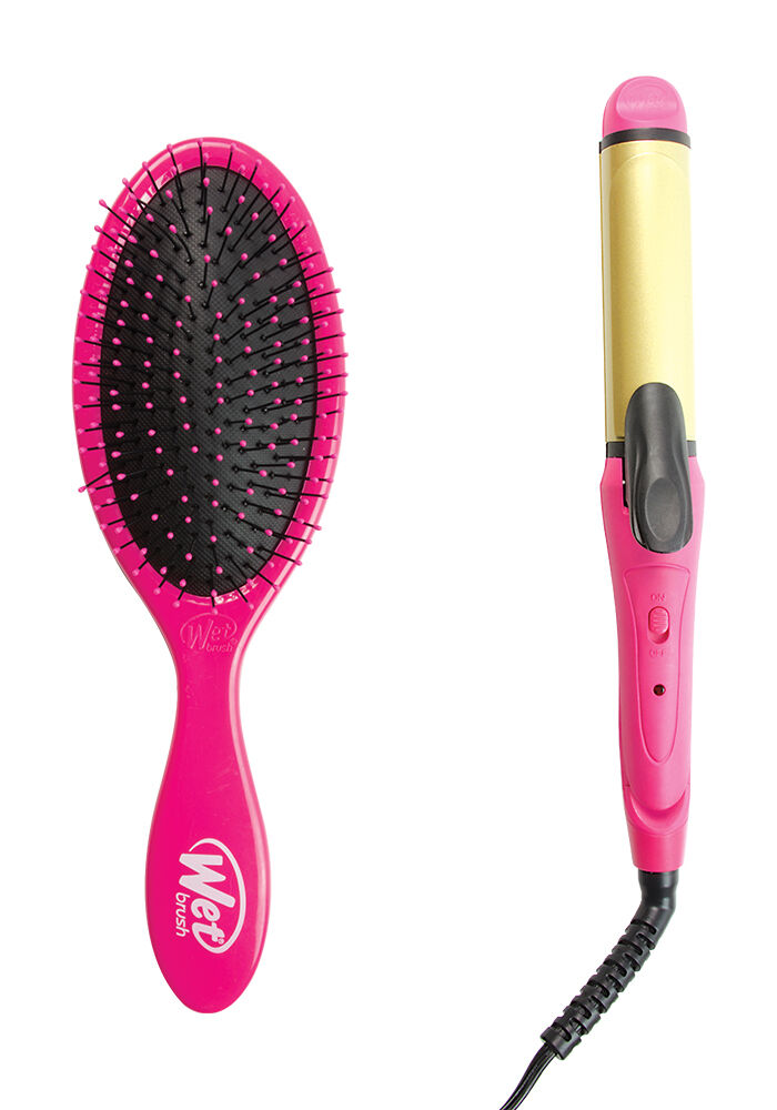 Wet brush top and styling iron