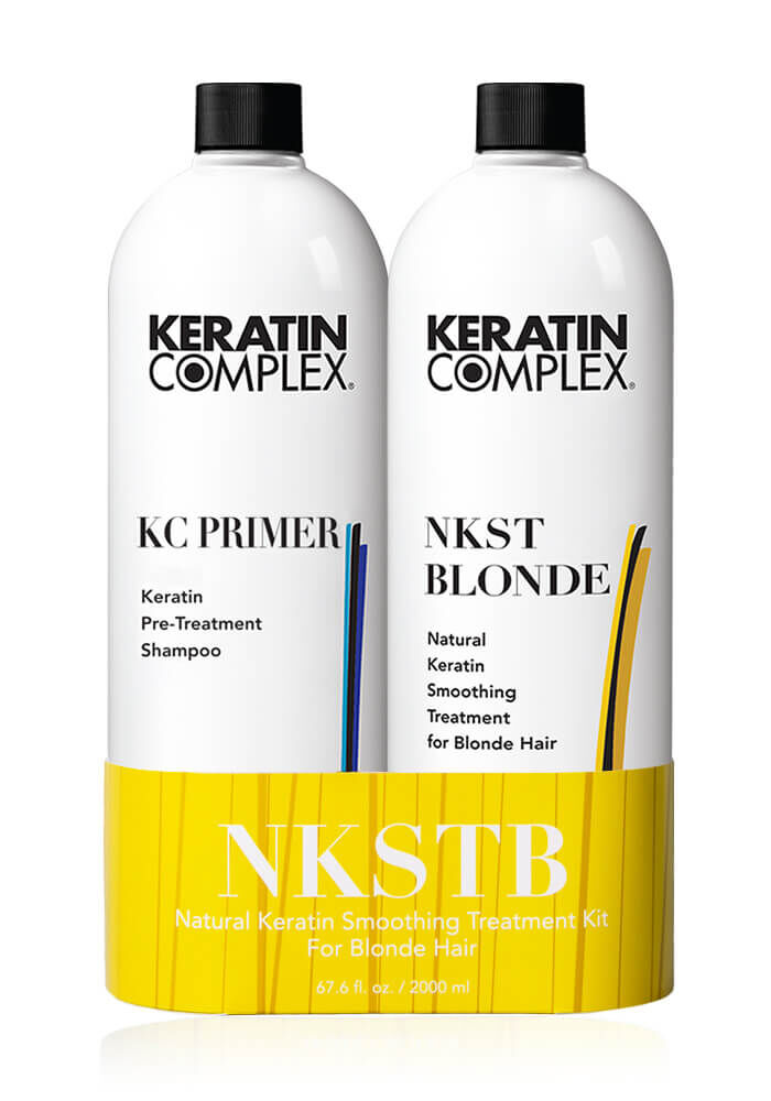 Natural keratin smoothing deals treatment for blonde hair