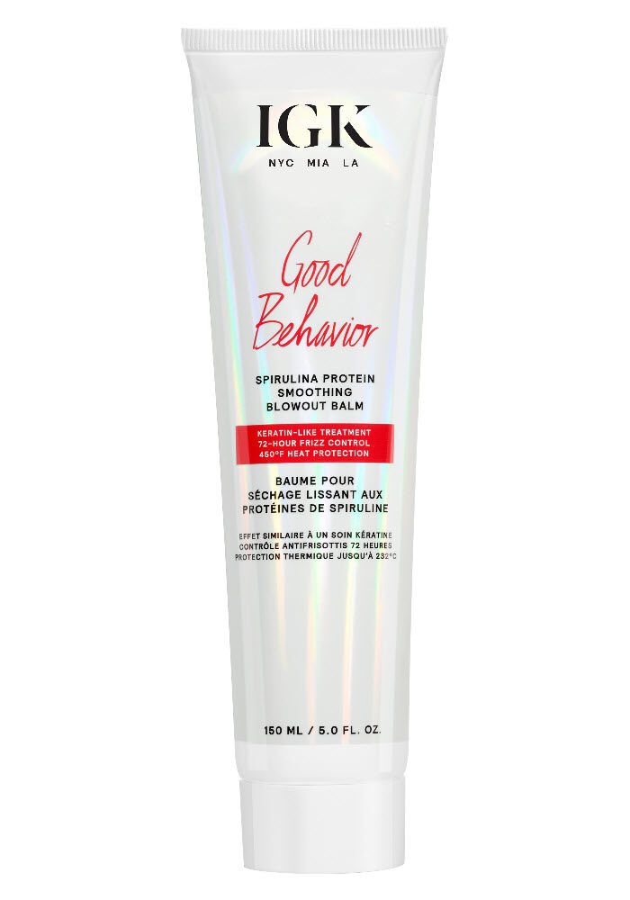 IGK Good Behavior Spirulina Protein Anti Frizz Smoothing Blowout Balm