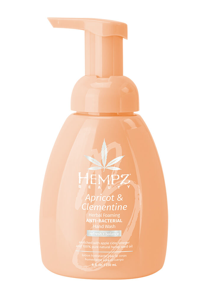Hempz Apricot & Clementine Herbal Foaming Antibacterial Hand Wash