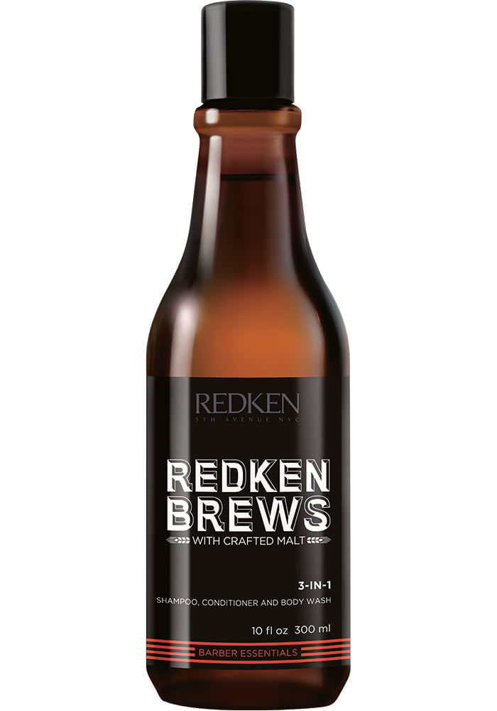 Redken Redken Brews 3-in-1 Shampoo, Conditioner & Body Wash