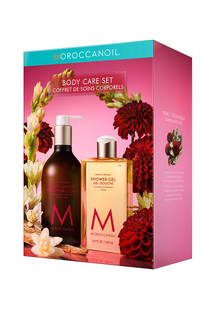 Moroccanoil 2024 Dahlia Rouge Shower Gel and Body Lotion Kit