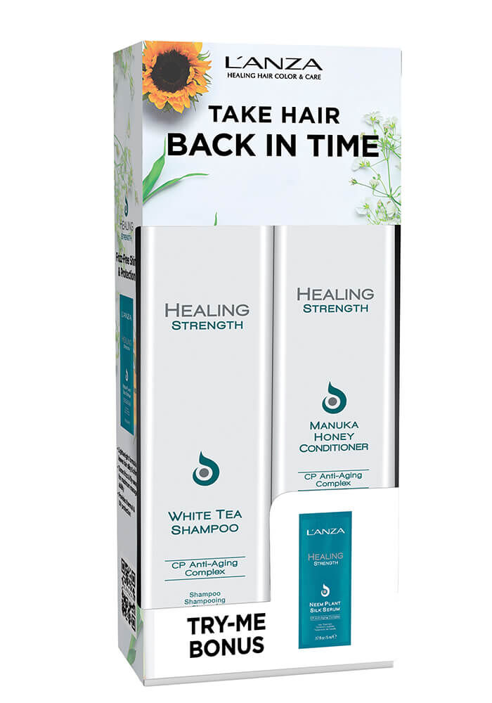 L'ANZA White Tea Shampoo & Manuka Honey Conditioner Duo