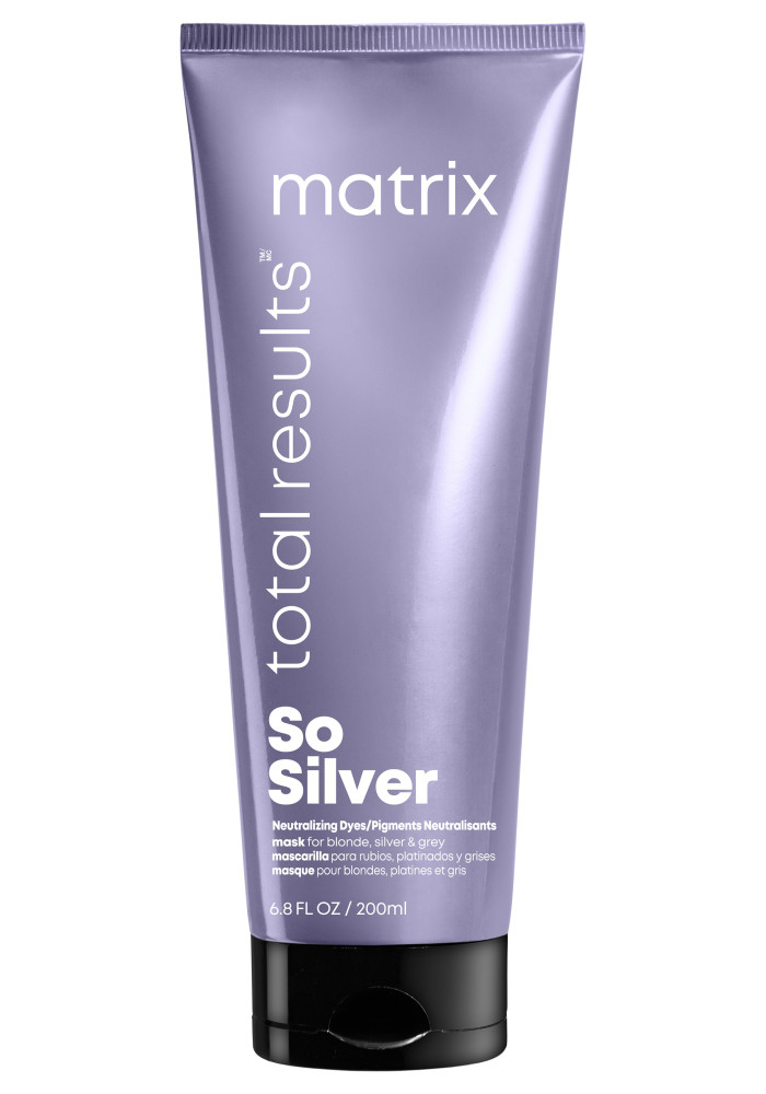 Matrix Total Results So Silver Triple Power Toning Mask for Blonde and Silver Hair | SalonCentric Matrix Total Results So Silver Triple Power Toning Mask for Blonde and Silver Hair | SalonCentric