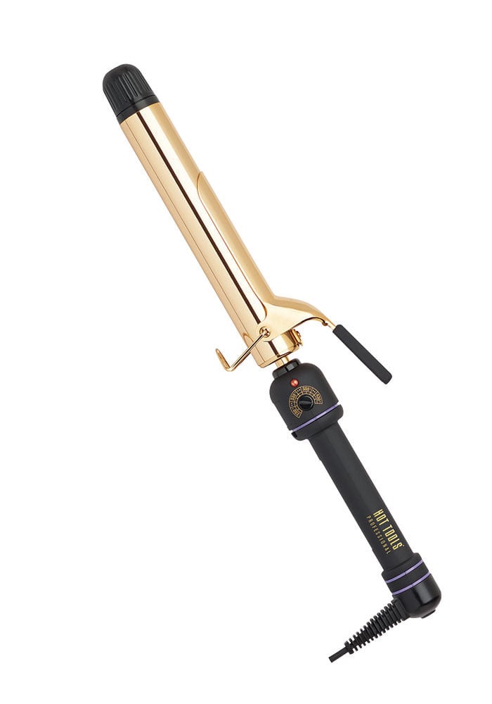 Extended Plate 1.25" Gold-Plated Curling Iron