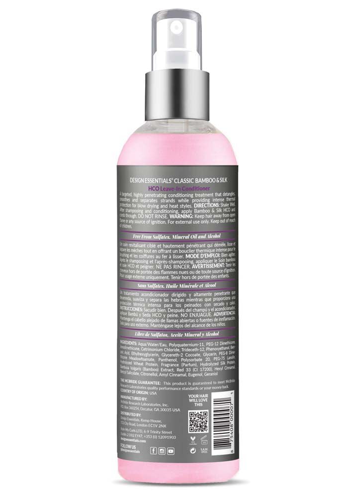 Design Essentials Bamboo & Silk HCO LeaveIn Conditioner SalonCentric