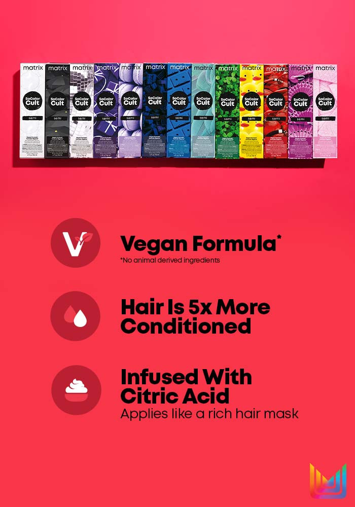 Matrix SoColor Cult Semi-Permanent Color 4oz.