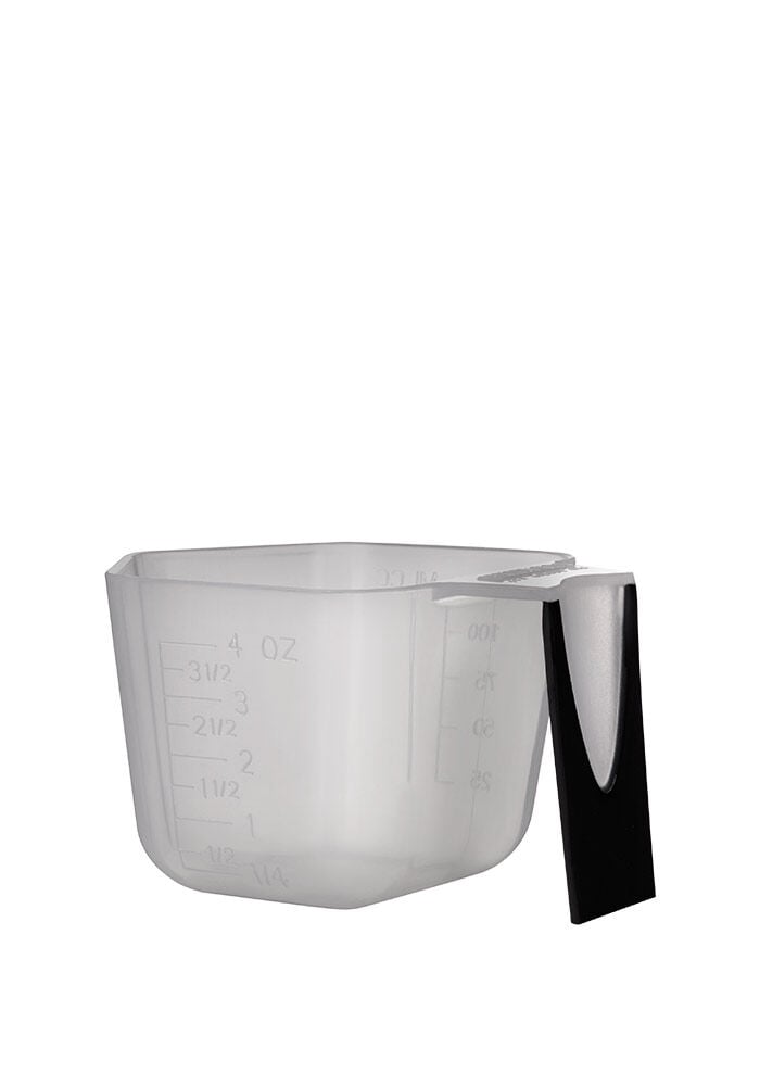 Burmax Soft 'N Style 4oz Clear Measuring Cup - Salon Beauty Measuring Cup