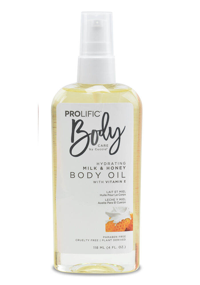 ProLific Hydrating Milk & Honey Body Oil with Vitamin E 4oz