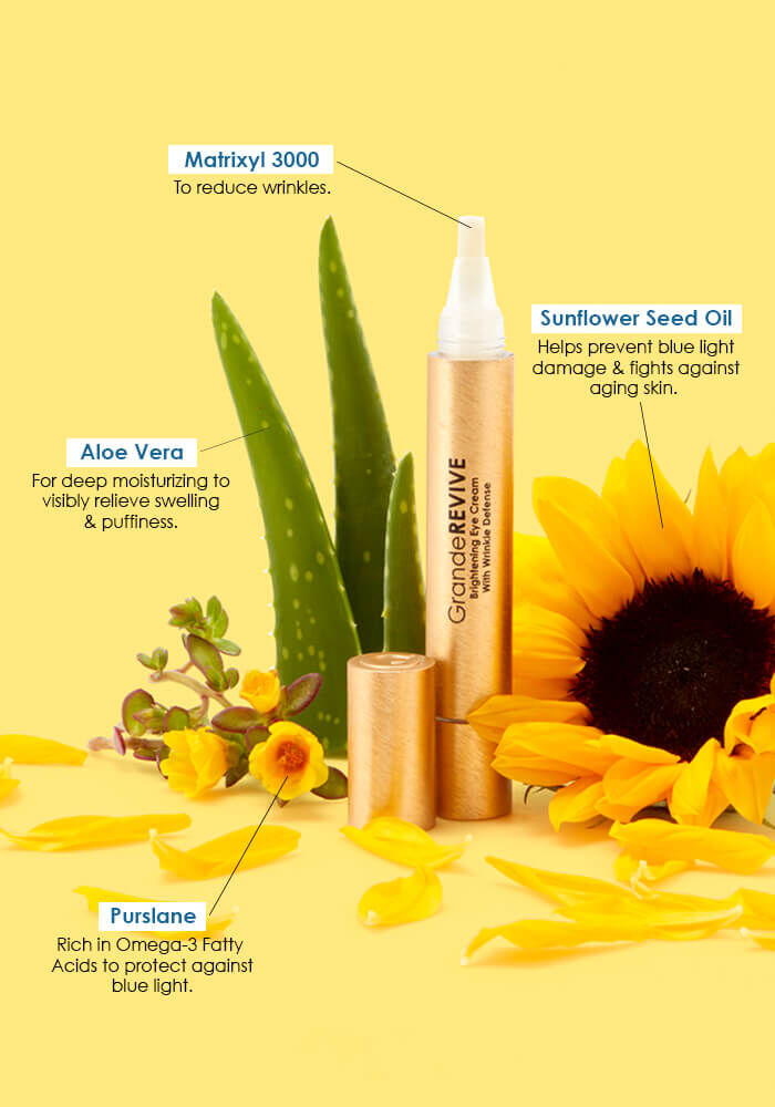 Grande Cosmetics GrandeREVIVE Brightening Eye Cream with Wrinkle Defense