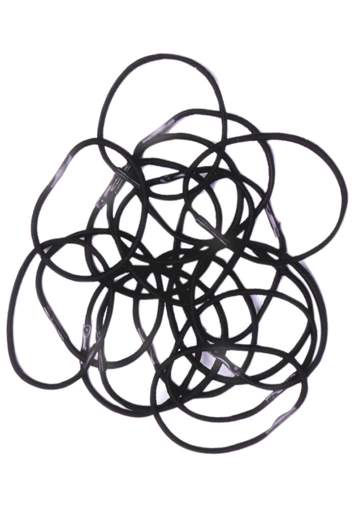 Black Elastic Bands - 500 ct.
