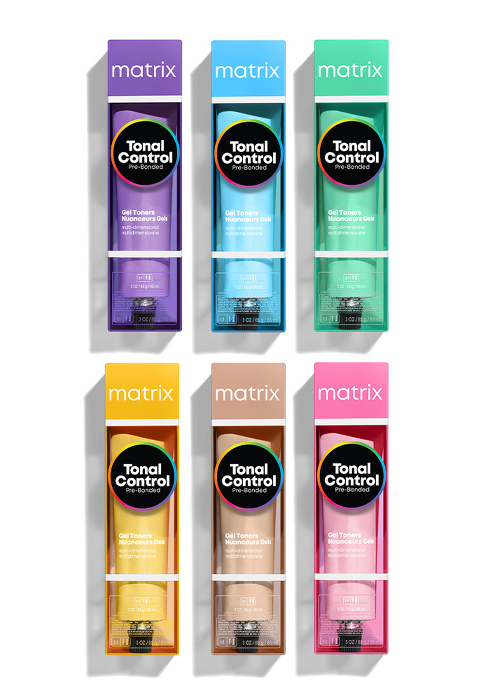 Matrix Tonal Control Pre-Bonded Acidic Gel-Cream Toners