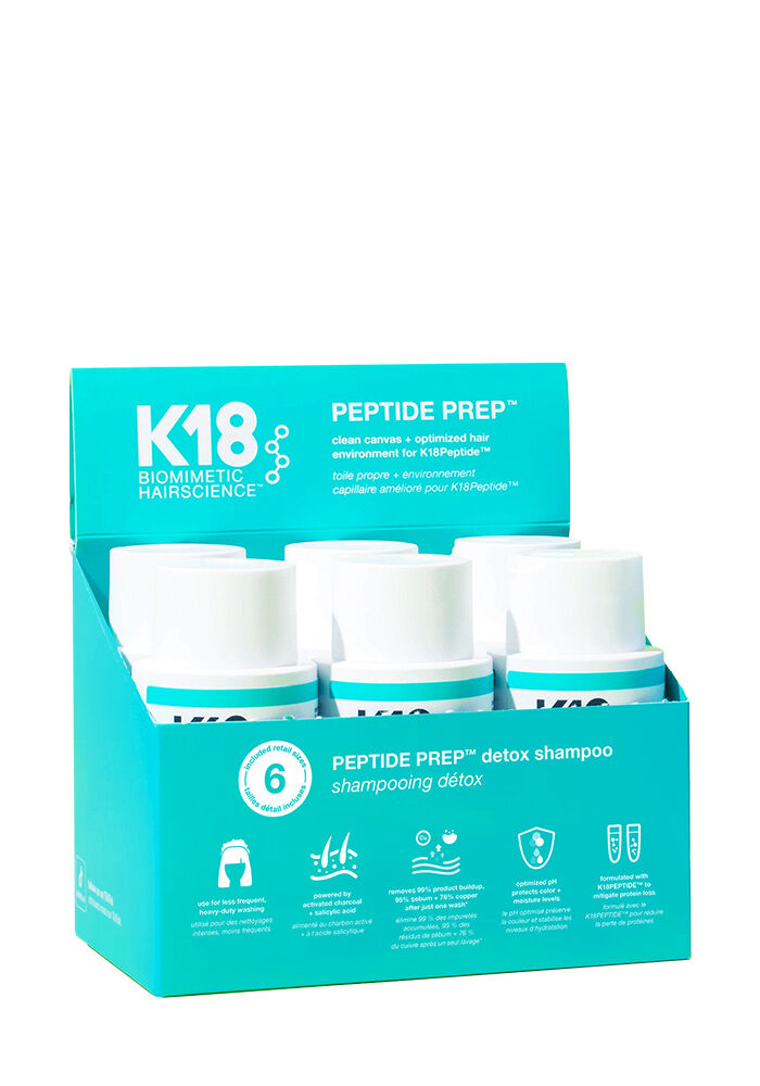 K18 Biomimetic Hairscience Detox Shampoo Retail Pop Display