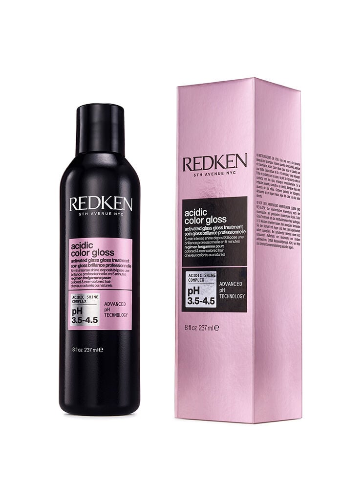 Acidic Color Gloss Activated Glass Gloss Treatment