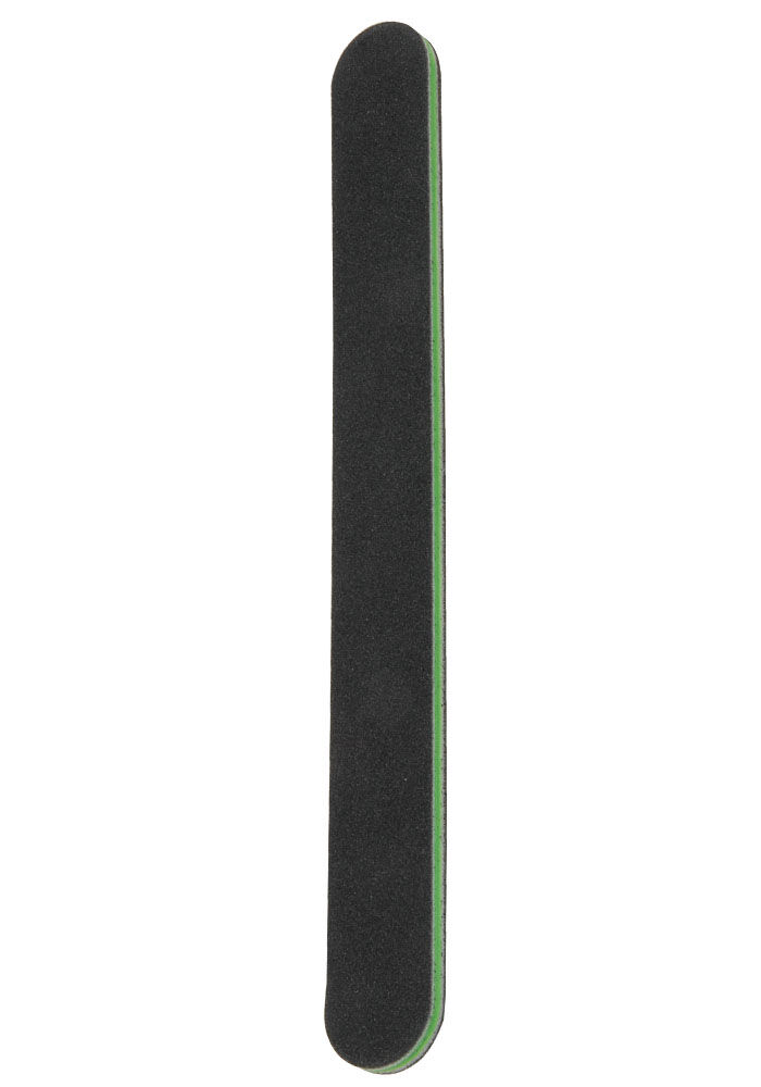 10-Pack Professional Black Jumbo Nail Files – 100/180 Grit, 7 Inches, Double-Sided By PrettyClaw