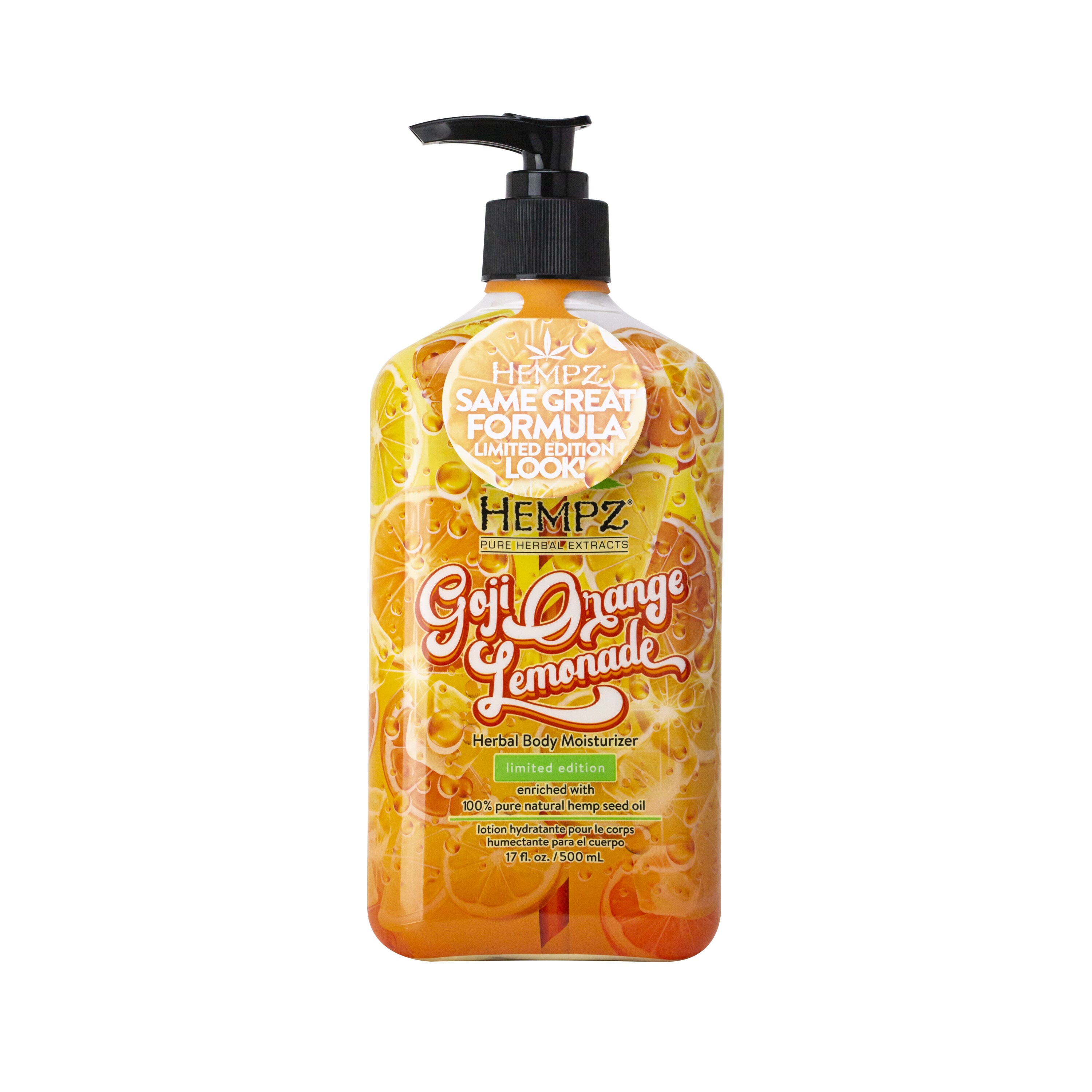 Hempz Goji Orange Lemonade Herbal Body Moisturizer - Limited Edition