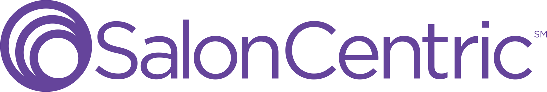 purple saloncentric logo